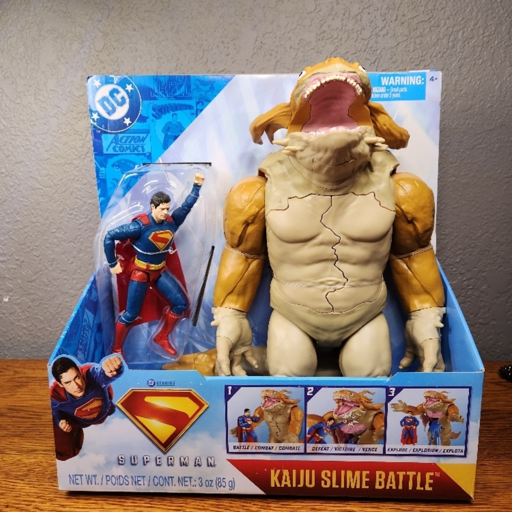 DC Superman Kaiju Slime Battle Toy